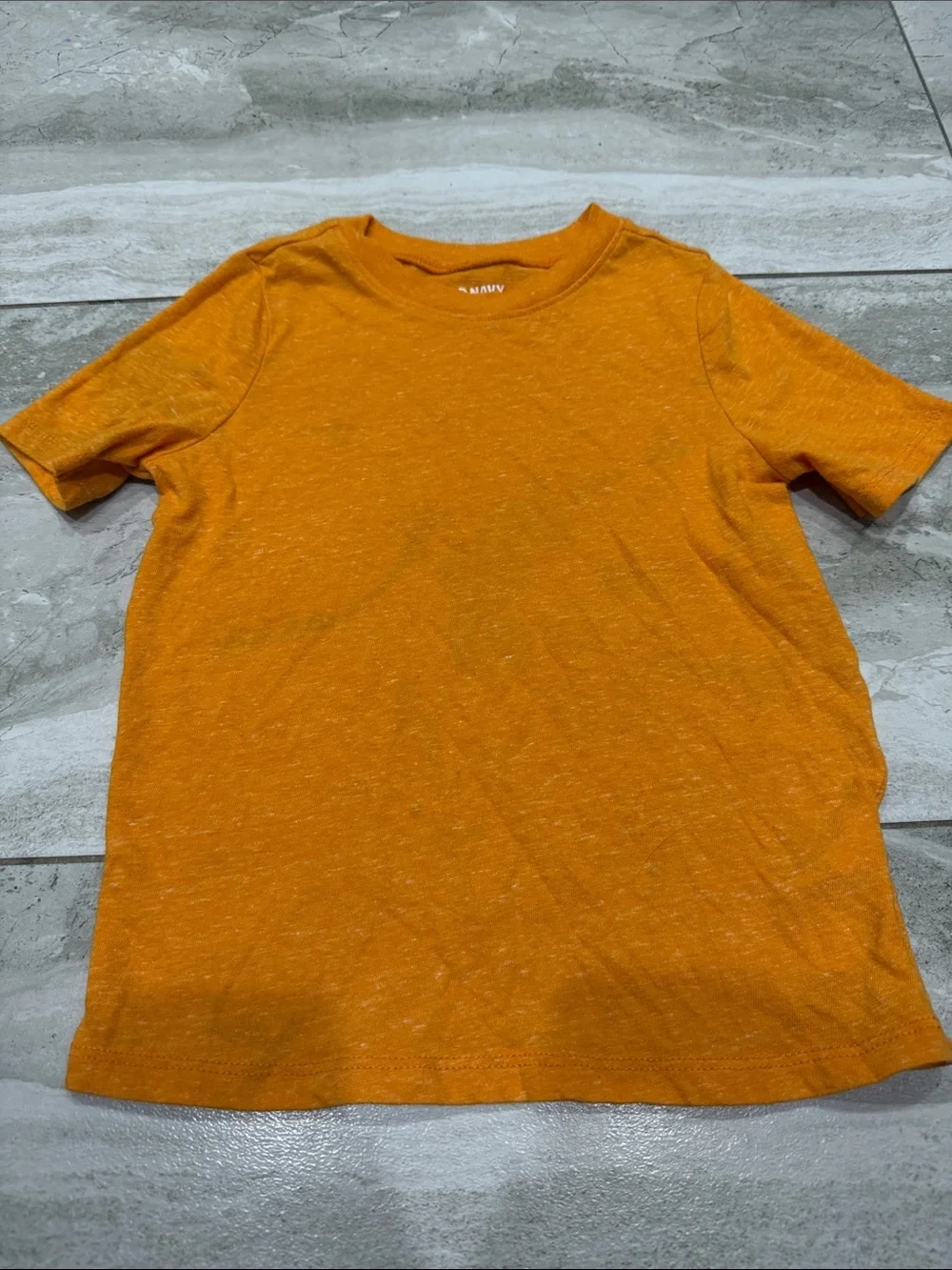 Old Navy Bright Orange Short Sleeve Tee for Kids